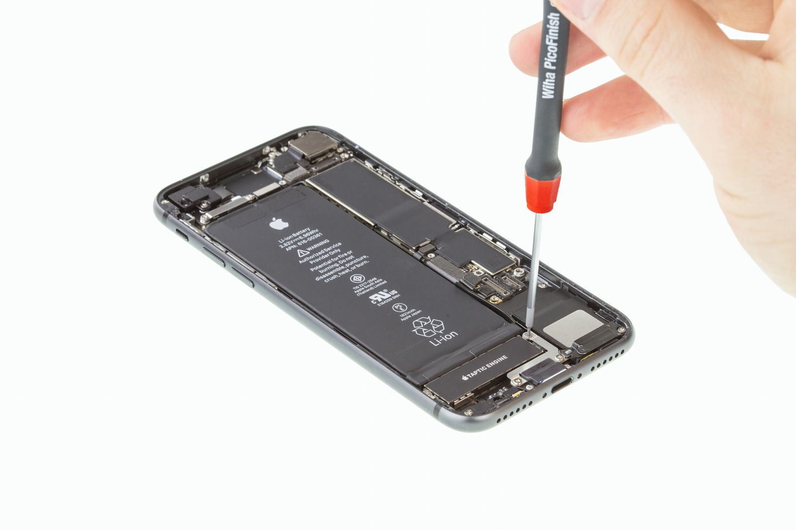 Presicion screwdriver for repairing electronic devices with special screws